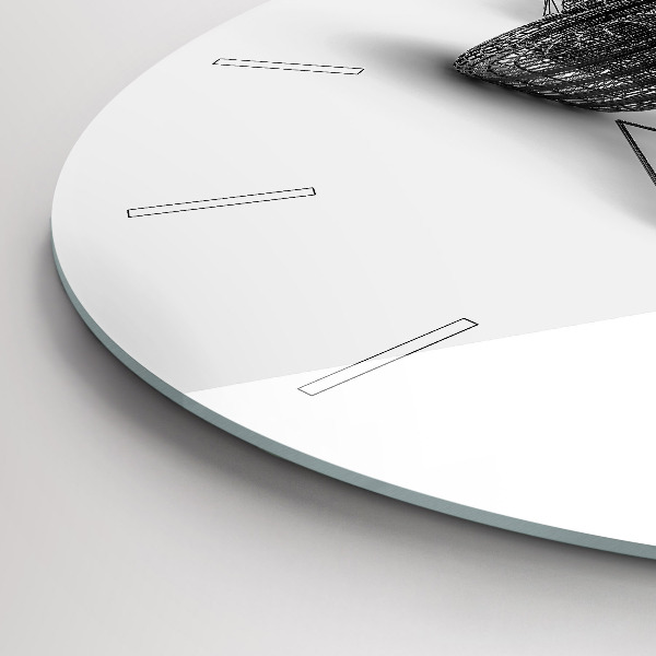 Kerek fali üvegóra F1 autó design