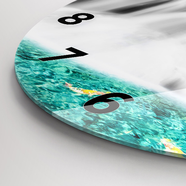 Kerek fali üvegóra Vízesés Thaiföldön