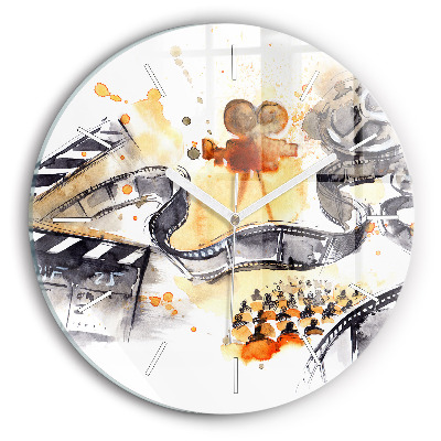 Kerek fali üvegóra Operatőr kamera