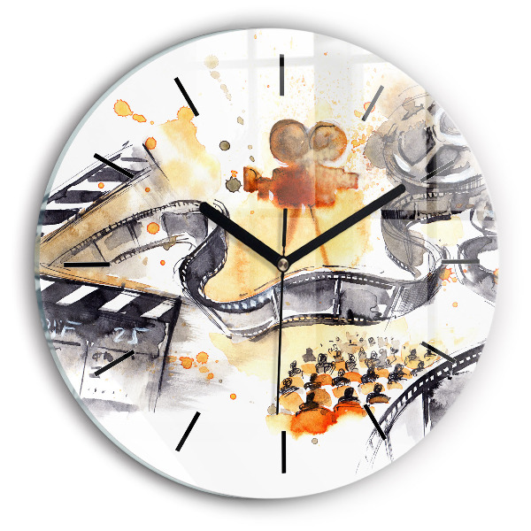 Kerek fali üvegóra Operatőr kamera