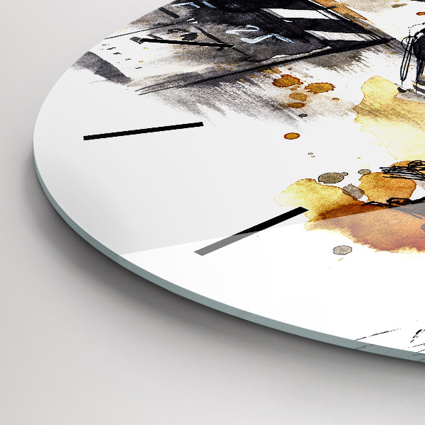 Kerek fali üvegóra Operatőr kamera