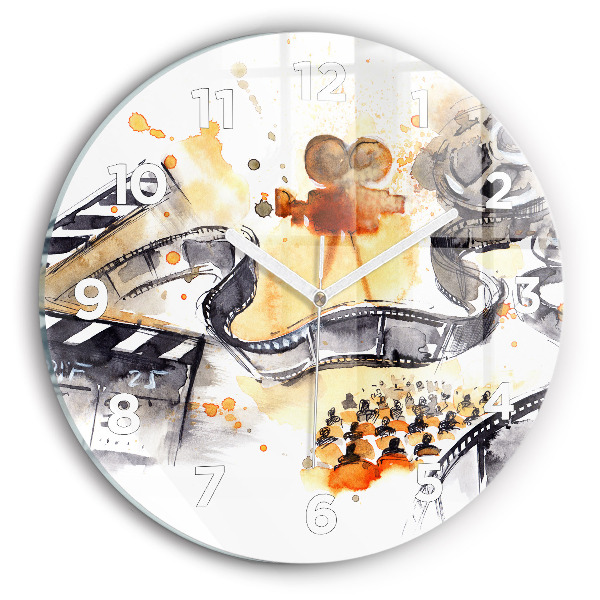 Kerek fali üvegóra Operatőr kamera