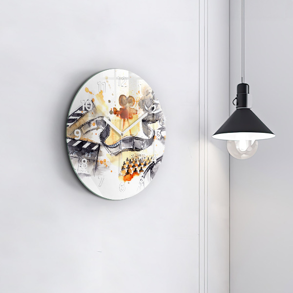 Kerek fali üvegóra Operatőr kamera