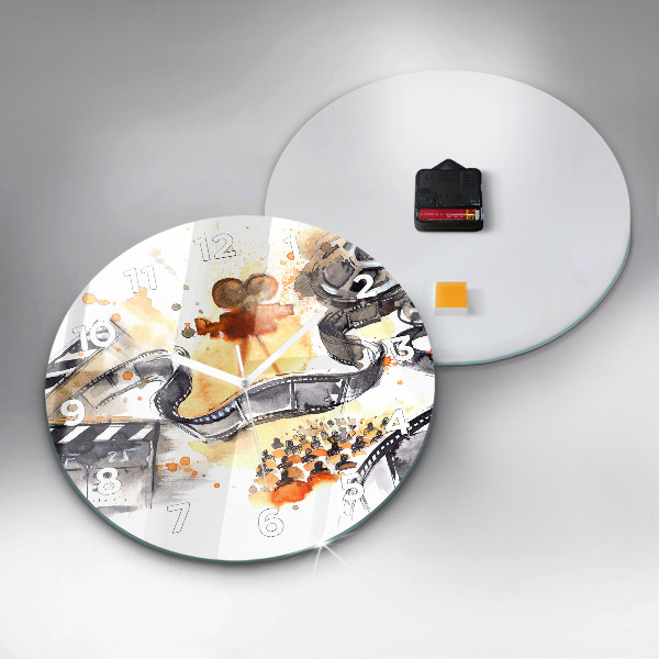 Kerek fali üvegóra Operatőr kamera