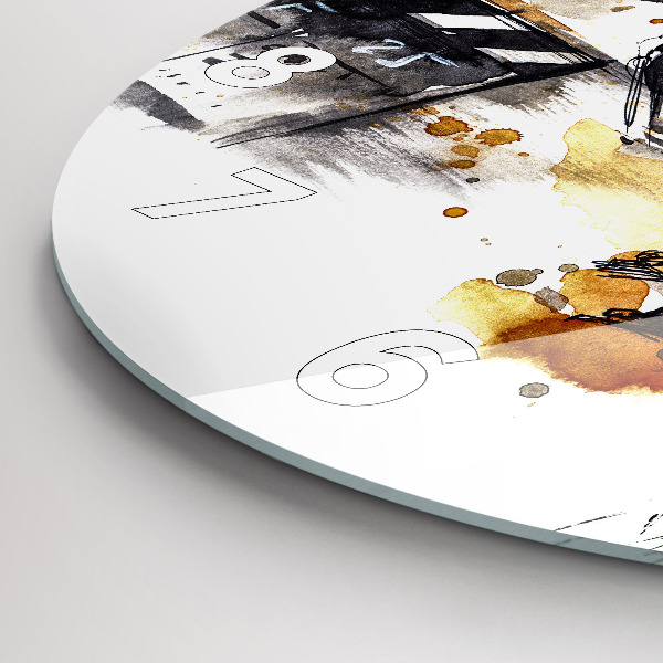 Kerek fali üvegóra Operatőr kamera