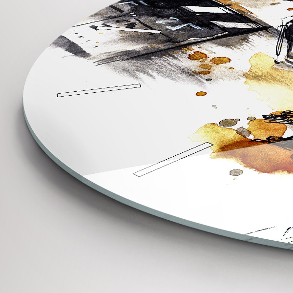 Kerek fali üvegóra Operatőr kamera