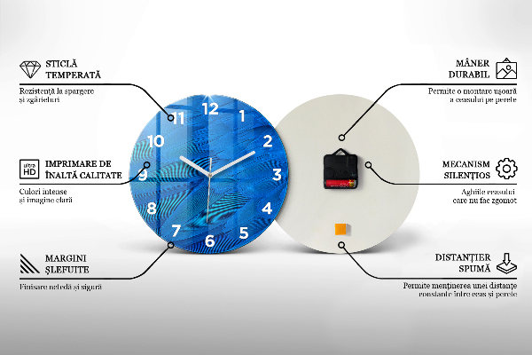 Kerek fali üvegóra Operatőr kamera