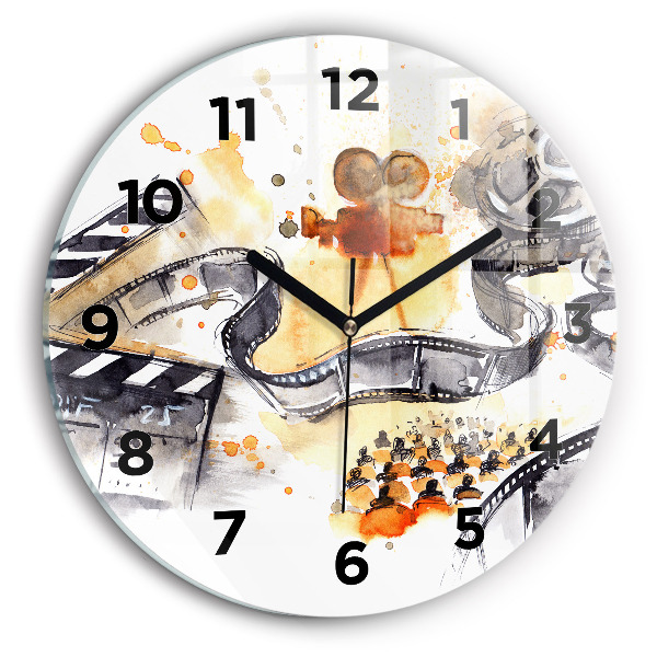 Kerek fali üvegóra Operatőr kamera