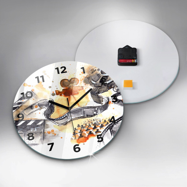 Kerek fali üvegóra Operatőr kamera