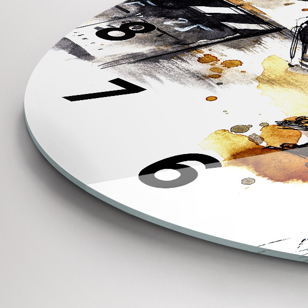 Kerek fali üvegóra Operatőr kamera