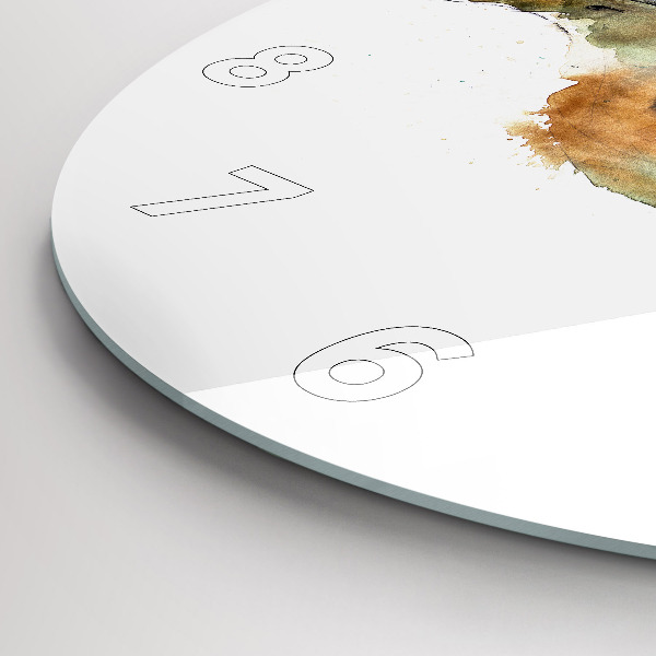 Kerek fali üvegóra A madár és a könyv