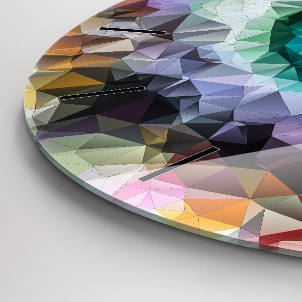 Kerek fali üvegóra Színes emberi szem