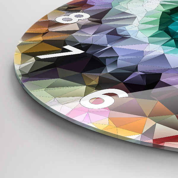 Kerek fali üvegóra Színes emberi szem