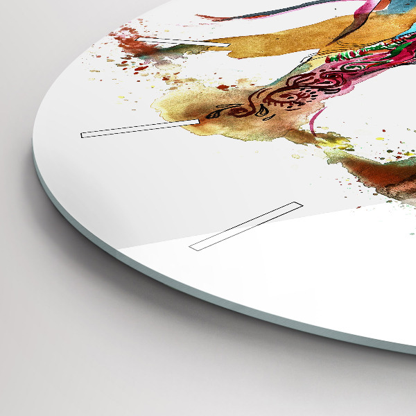 Kerek fali üvegóra Indiai kultúra