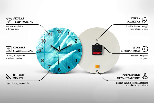 Kerek fali üvegóra Klasszikus régi autó