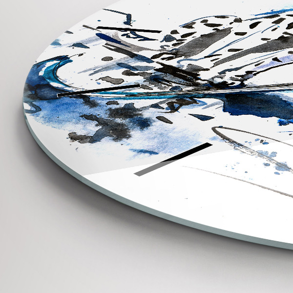 Kerek fali üvegóra Dalmata és esernyő