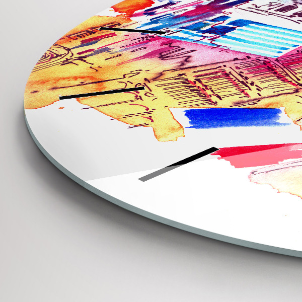 Kerek fali üvegóra Vonzó országok a világon