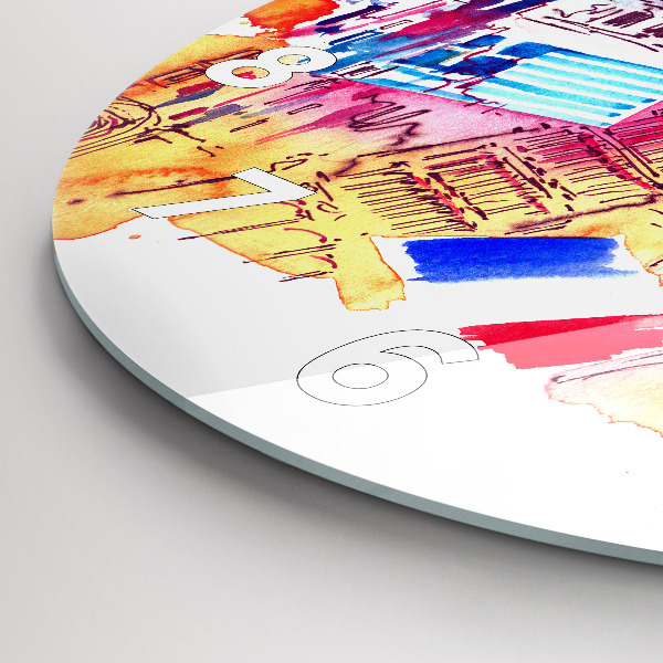 Kerek fali üvegóra Vonzó országok a világon