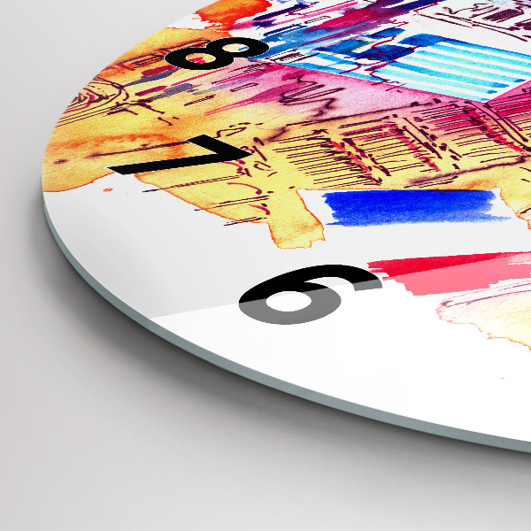 Kerek fali üvegóra Vonzó országok a világon