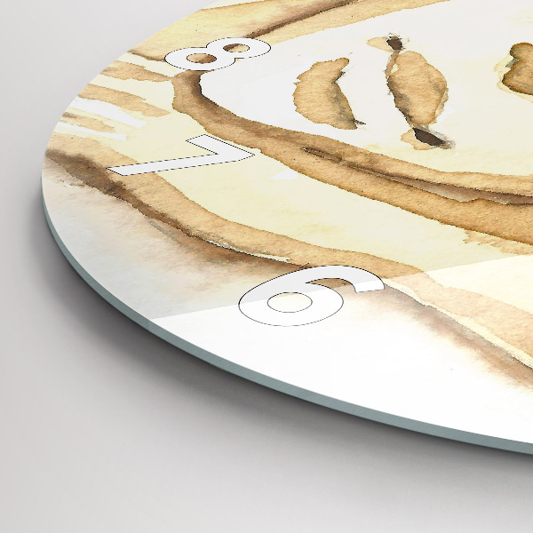 Kerek fali üvegóra Egy nő portréja