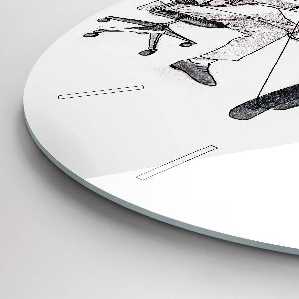 Kerek fali üvegóra Bábemberek