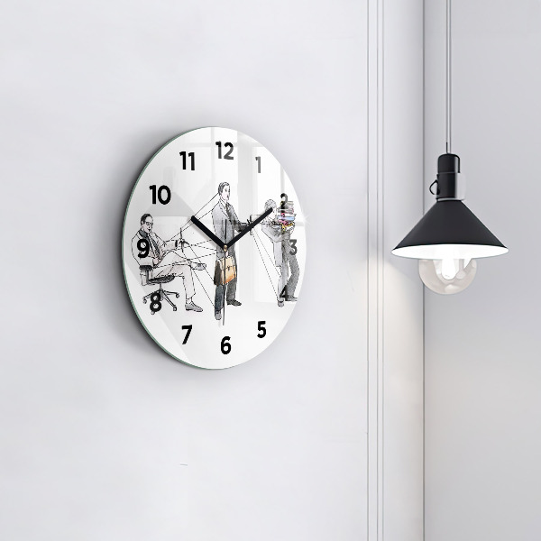 Kerek fali üvegóra Bábemberek