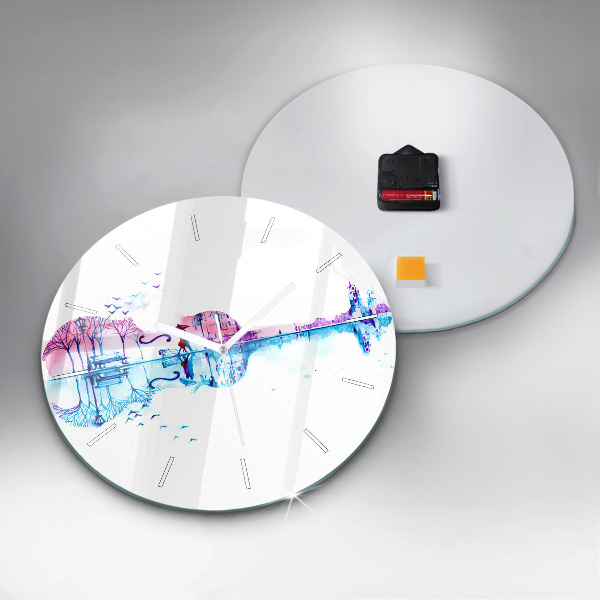 Kerek fali üvegóra Cselló Park-tó