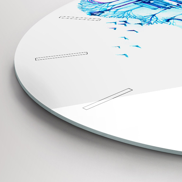 Kerek fali üvegóra Cselló Park-tó