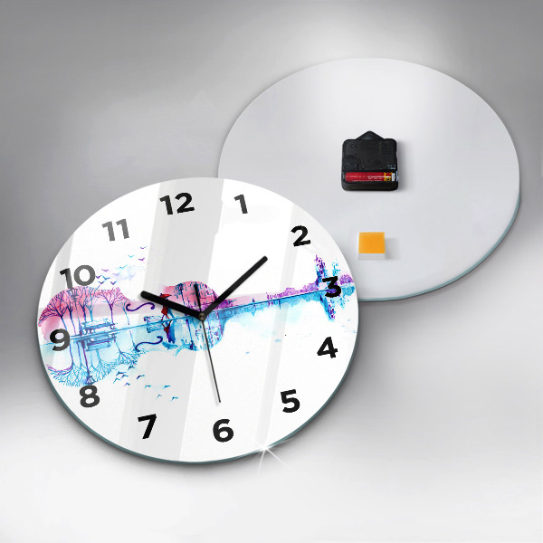 Kerek fali üvegóra Cselló Park-tó