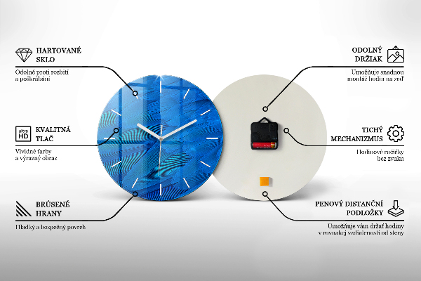 Kerek fali üvegóra Egy nő portréja