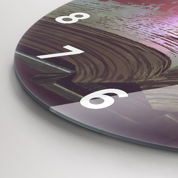 Kerek fali üvegóra Absztrakciós könyv