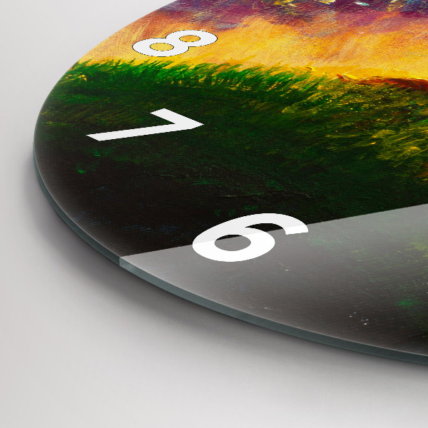 Kerek fali üvegóra Absztrakció A kis herceg