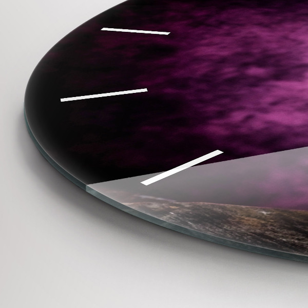 Kerek fali üvegóra Borospohár