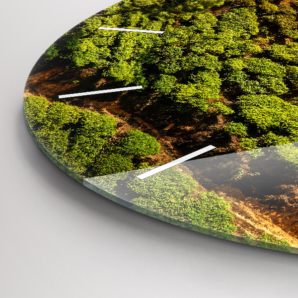 Kerek fali üvegóra Tea Hill