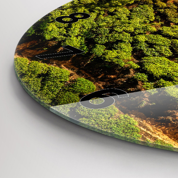 Kerek fali üvegóra Tea Hill