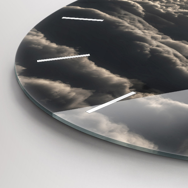 Kerek fali üvegóra Léggömb az égen