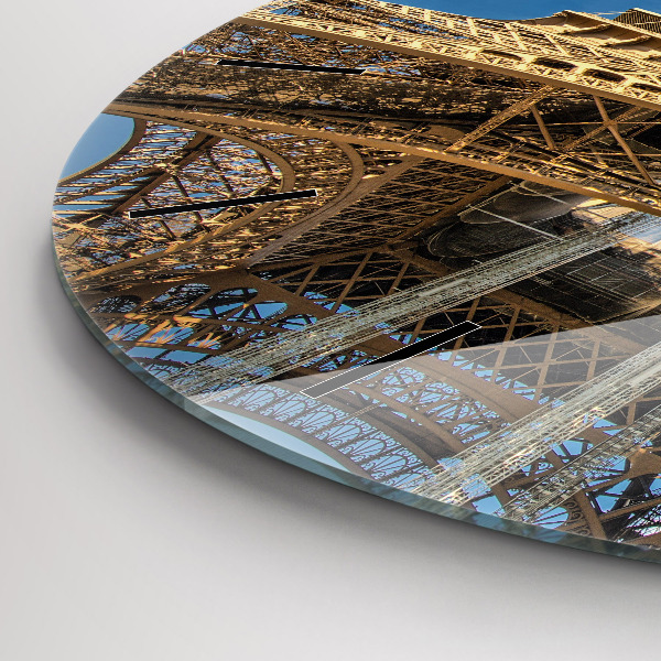 Kerek fali üvegóra Franciaország Eiffel-torony