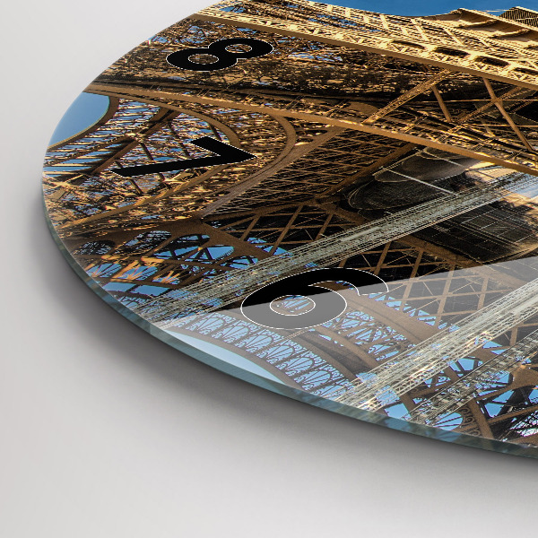 Kerek fali üvegóra Franciaország Eiffel-torony