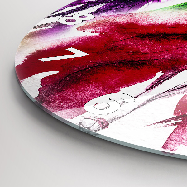 Kerek fali üvegóra Nők színes ruhákban