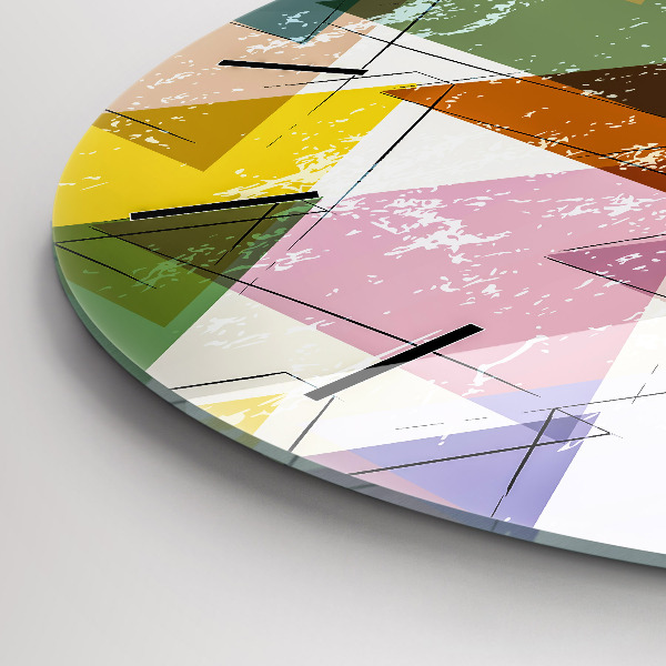 Kerek fali üvegóra Geometriai háromszögek
