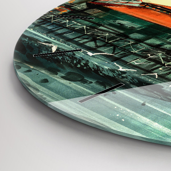 Kerek fali üvegóra Halászfalu