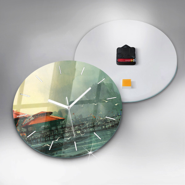 Kerek fali üvegóra Halászfalu