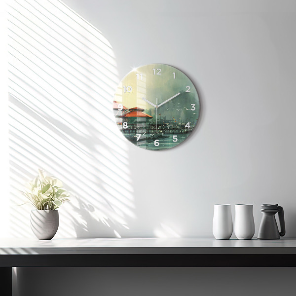 Kerek fali üvegóra Halászfalu