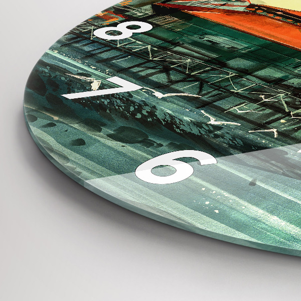 Kerek fali üvegóra Halászfalu