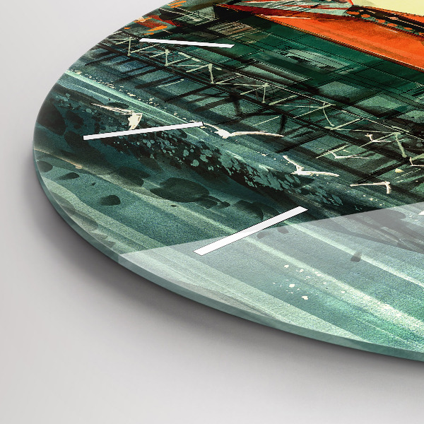 Kerek fali üvegóra Halászfalu