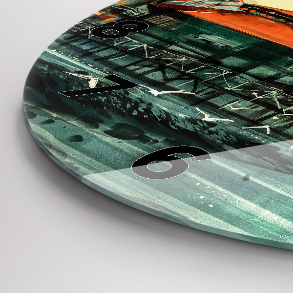 Kerek fali üvegóra Halászfalu