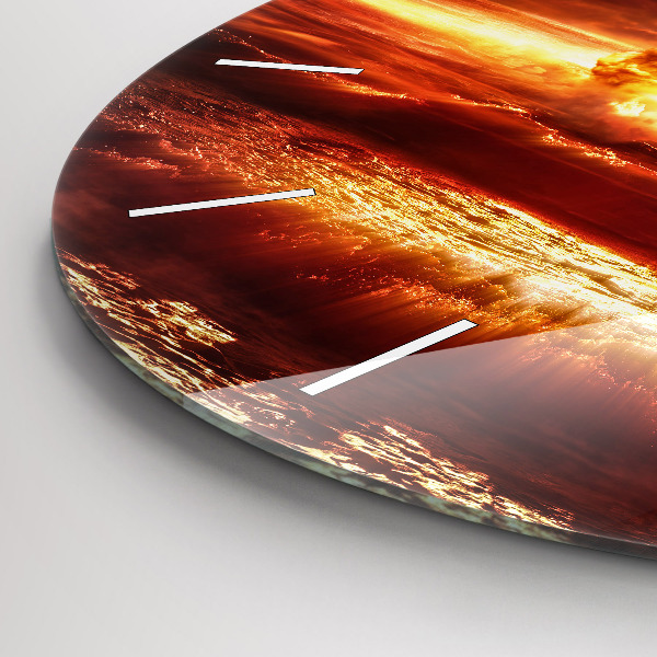 Kerek fali üvegóra Atombomba robbanás