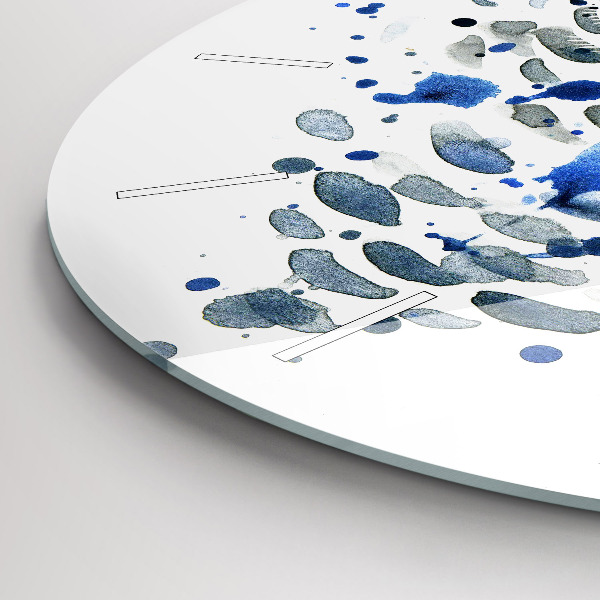 Kerek fali üvegóra Bagoly pillantást