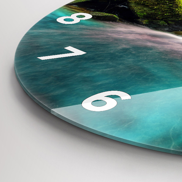 Kerek fali üvegóra Thaiföld vízesés