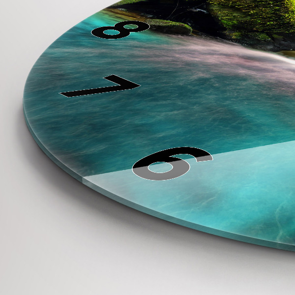 Kerek fali üvegóra Thaiföld vízesés